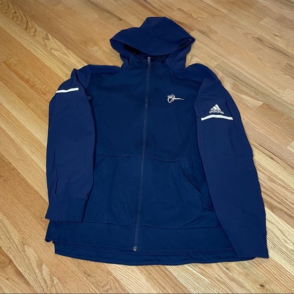 Adidas climalite hoodie zip up jacket XL - Picture 3 of 13